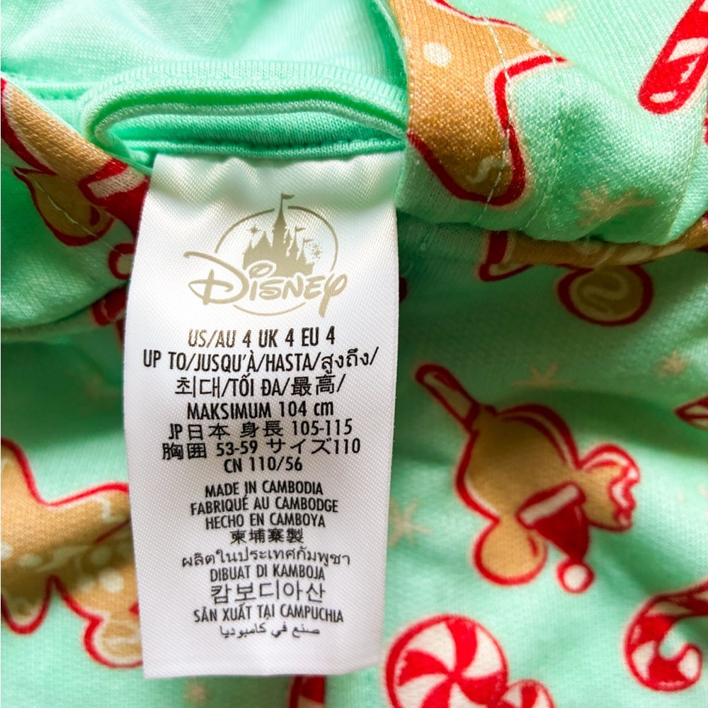 Disney Onesie Pajamas For Kids - Mickey Holiday Treats - Picture 6 of 6